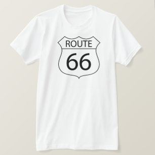 Camiseta Na estrada novamente - USA T-Shirt -Route66-Custom