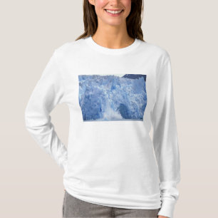 Camiseta NA, EUA, Alasca. Geleira desmoronando na água