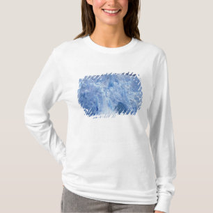 Camiseta NA, EUA, Alasca. Geleira desmoronando na água