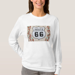 Camiseta NA, EUA, Arizona, Holbrook sinal de rua Route 66