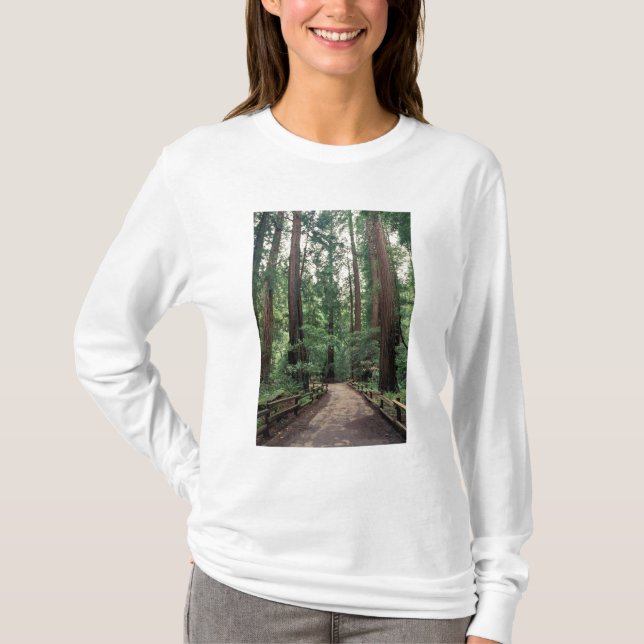 Camiseta NA, EUA, Califórnia, Condado de Marin, Muir Woods (Frente)