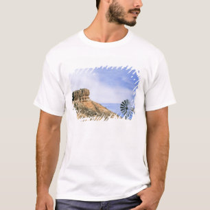 Camiseta NA, EUA, Texas Moinho de vento e falésias de Palo