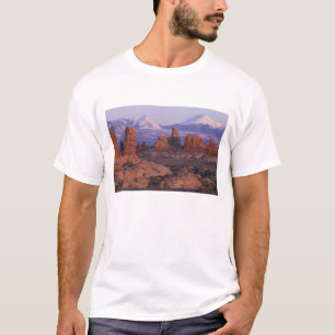 Camiseta NA, EUA, Utah, Parque Nacional Arches. Jardim de