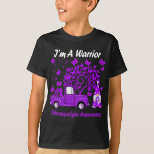 Camiseta Na família de maio eu sou guerreiro Fibromialgia C