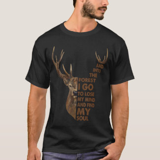 Camiseta Na Floresta Eu Vou Ao Perder Minha Mente Amp Encon