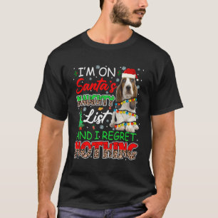 Camiseta Na Lista De Doidos De Papais noeis E Na Base De Na