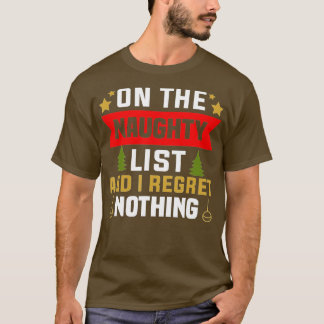 Camiseta Na Lista Dos Malditos E Eu Não Lamento Nada De Xma