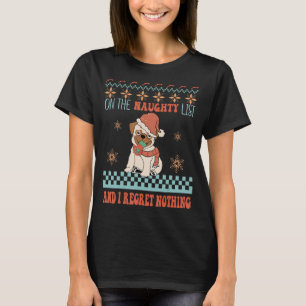 Camiseta Na Lista Dos Malditos E Eu Não Lamento Nada, Pug D