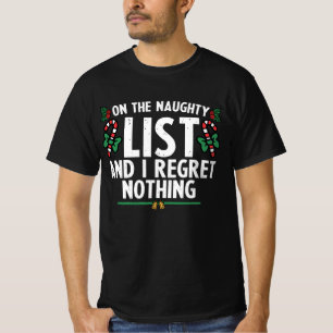 Camiseta Na Lista dos Travessos e Não Me Arrependo de Nada 