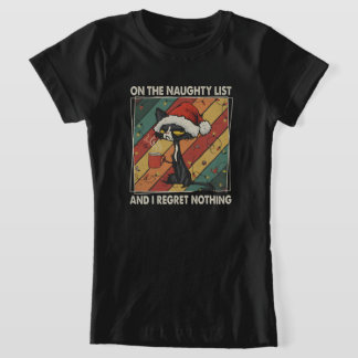 Camiseta Na Lista dos Travessos & Não Me Arrependo do Natal