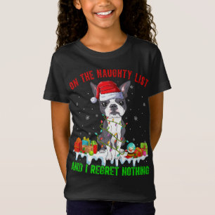 Camiseta Na Lista Maldita E Eu Não Lamento Nada De Xmas Bos