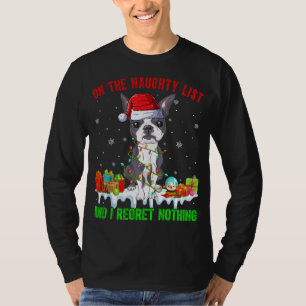 Camiseta Na Lista Maldita E Eu Não Lamento Nada De Xmas Bos