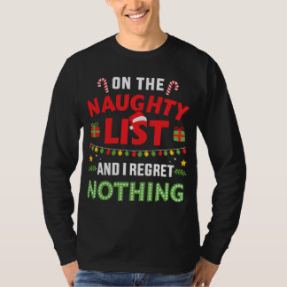 Camiseta Na lista travessa e eu não lamento nada