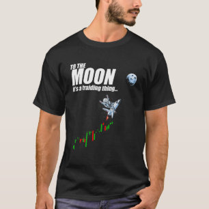 Camiseta Na lua é uma coisa de troca XRP Ripple Token