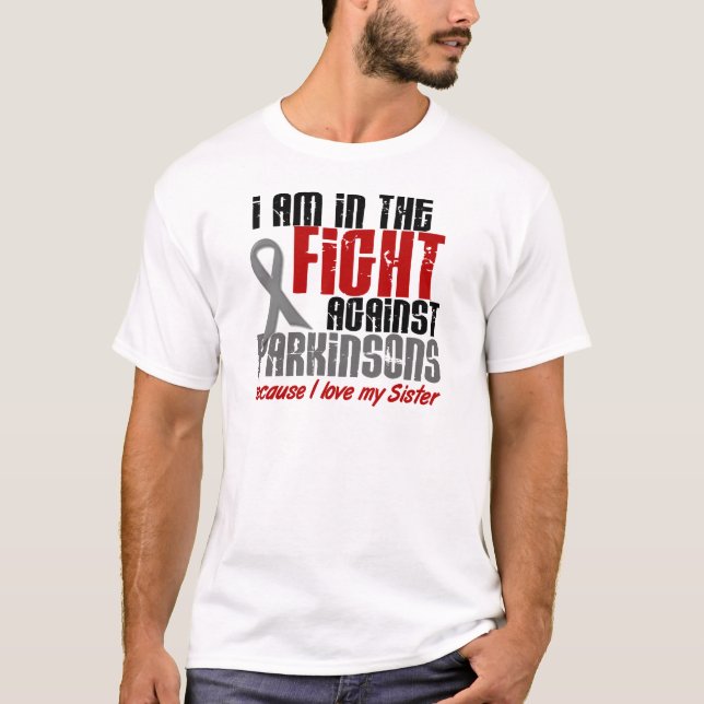 Camiseta Na luta contra a IRMÃ da doença de Parkinson (Frente)