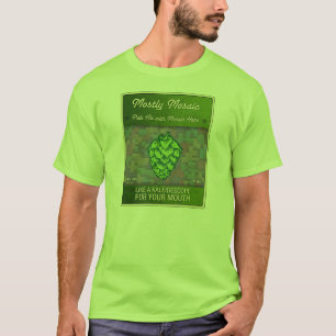 Camiseta Na maior parte na maior parte mosaico inofensivo