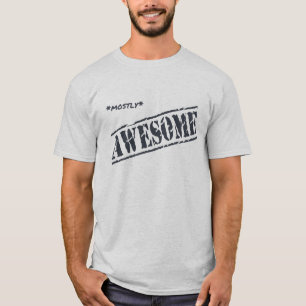 Camiseta Na maior parte t-shirt impressionante (luz)