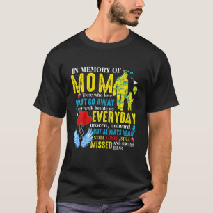 Camiseta Na Memória Adorável Da Mãe No Céu, Minha Mãe 