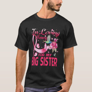 Camiseta Na Memória Adorável Para Minha Irmã Maior