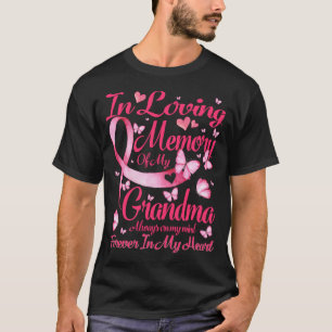 Camiseta Na memória amorosa da minha avó Para a minha avó v