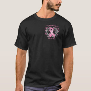Camiseta Na memória de meu coração do cancro da mama da