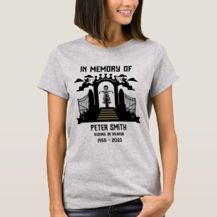 Camiseta Na Memória, Funeral Do Rider Biker