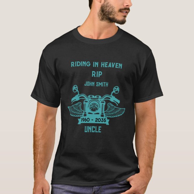 Camiseta Na Memória, Funeral Do Rider Biker (Frente)