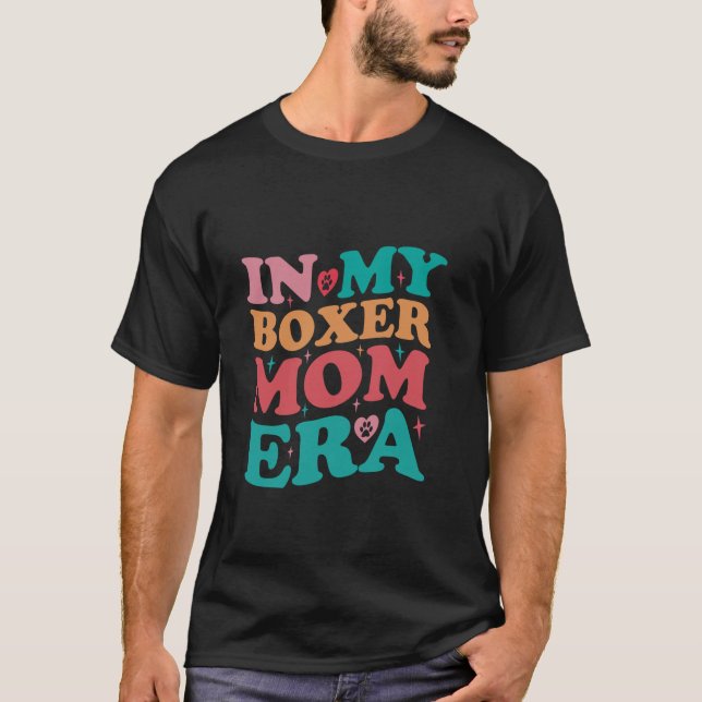 Camiseta Na Minha Boxer, Mãe Era Groovy Retro Long Sleeve T (Frente)