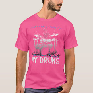 Camiseta Na Minha Cabeça Estou Tocando Meus Tambores