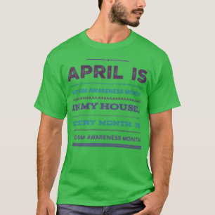 Camiseta Na minha casa, todos os meses é Mês de Consciência