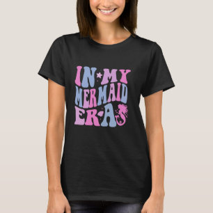 Camiseta Na Minha Época Da Sereia Mermazinhos De Aniversári