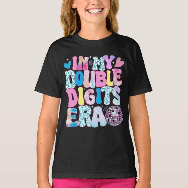 Camiseta Na Minha Época De Dois Dígitos, Retro 10 Anos Aniv (Frente)