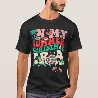Camiseta Na Minha Época De Natal, Engraçado Groovy Summer X