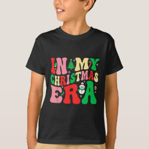 Camiseta Na Minha Época De Natal Mulheres Meninas Meninas M