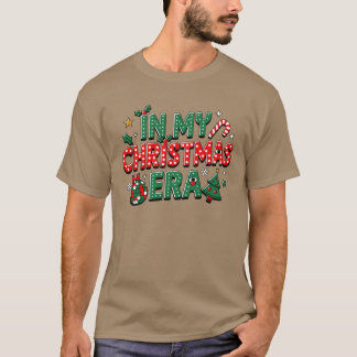 Camiseta Na minha época de Natal, um feliz garoto de Natal
