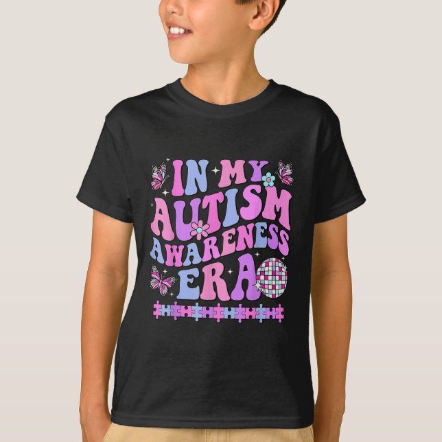 Camiseta Na Minha Época De Sensibilização Do Autismo, O Dis (Frente)