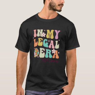 Camiseta Na Minha Época Jurídica Virando 21 Festa de aniver