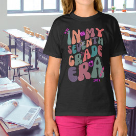 Camiseta Na Minha Época Sétima com Elementos Neon no Ano