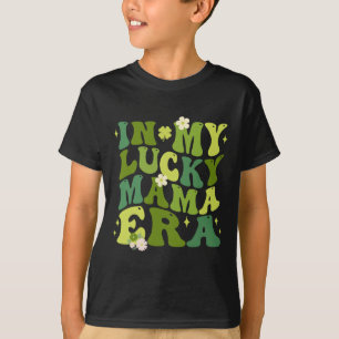 Camiseta Na Minha Era da Mamãe Sortuda Amuleto da Sorte Mam