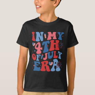 Camiseta Na Minha Era De 4 De Julho, Engraçado Patriótico B