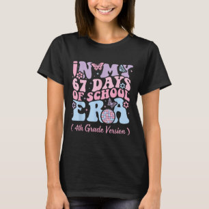 Camiseta Na Minha Era De 67 Dias De Escola Meme Crianças Jo