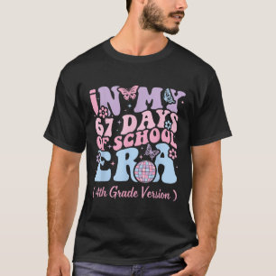 Camiseta Na Minha Era De 67 Dias De Escola Meme Crianças Jo