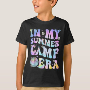 Camiseta Na Minha Era De Acampamento De Verão Tie Dye Últim