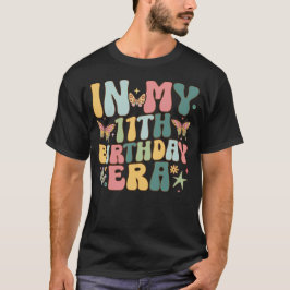Camiseta Na Minha Era de Aniversário de 11 anos para Groovy