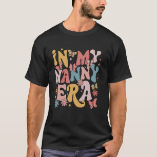 Camiseta Na Minha Era de Babá Retro Groovy Dia das Mães Bab