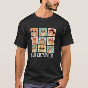 Camiseta Na Minha Era de Capivara Meme de Animalzinho Fofo