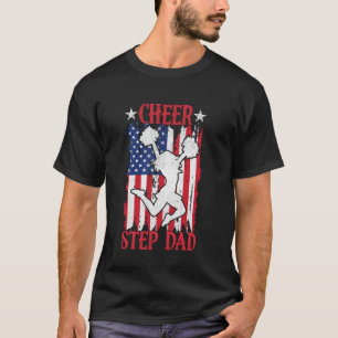 Camiseta Na Minha Era de Cheer Pai-Madrasta Família de Chee