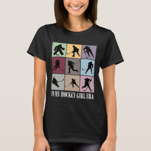 Camiseta Na Minha Era de Garota de Hóquei Engraçada Jogador
