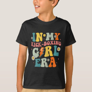 Camiseta Na Minha Era de Garota de Kick-boxing Groovy Retro