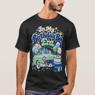 Camiseta Na Minha Era de Garoto de Aniversário Retro Vintag
